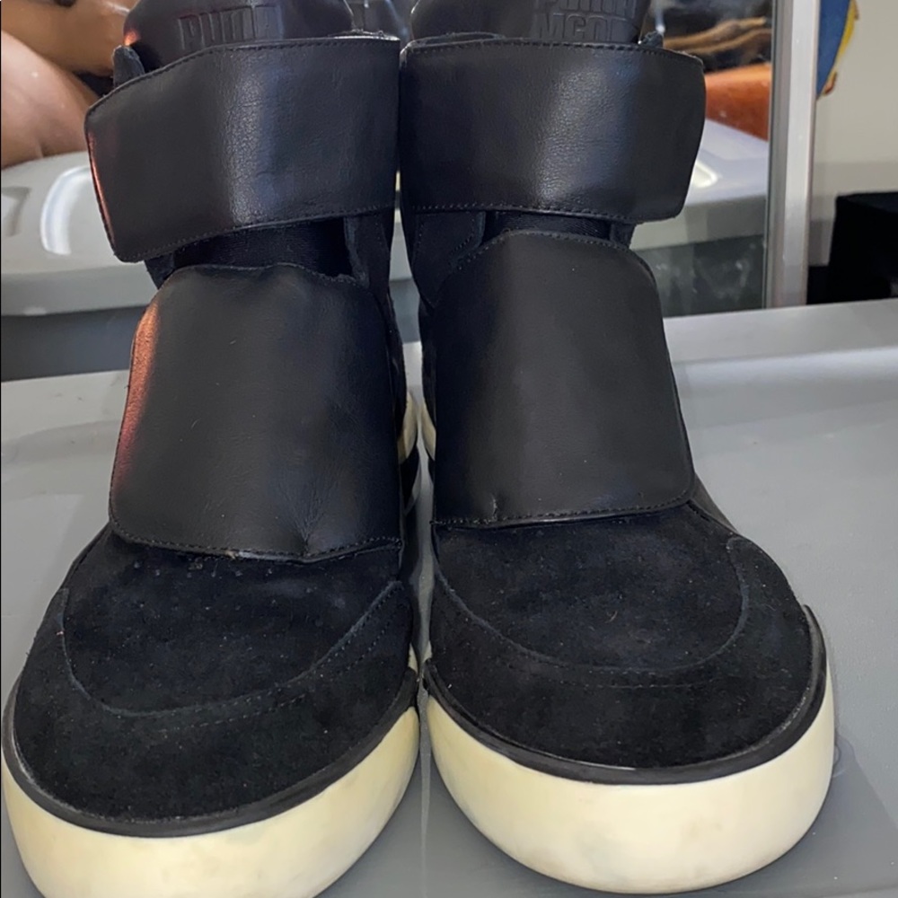 High top black Puma McQ shoes men’s